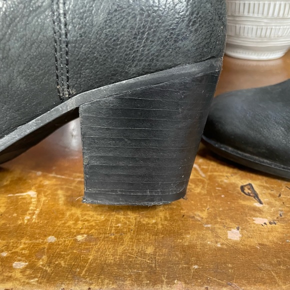 Vince Camuto Kolton Black Suede Tall Leather Boots - Size 6 1/2 - Picture 9 of 16